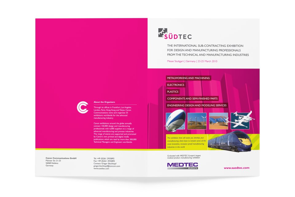 Südtec prospectus outside cover