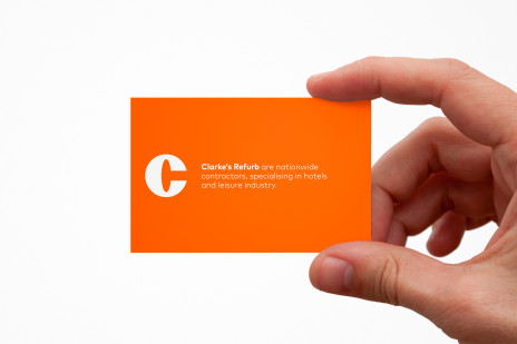 Clarke's Refurb business card
