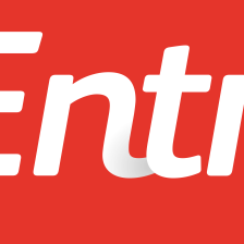 Detail of the Entrain logo