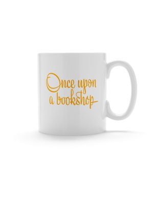 Once Upon A Bookshop promotional mug