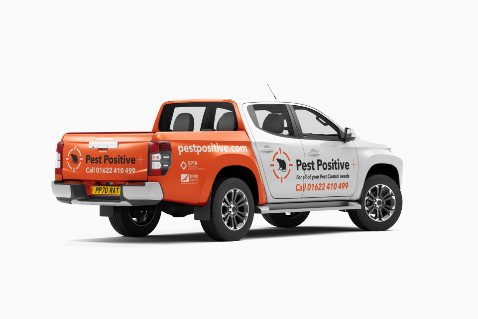 Pest Positive branded pickup