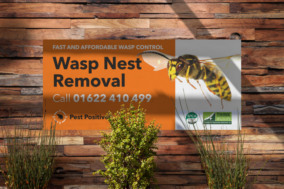 Pest Positive large-format vinyl banner