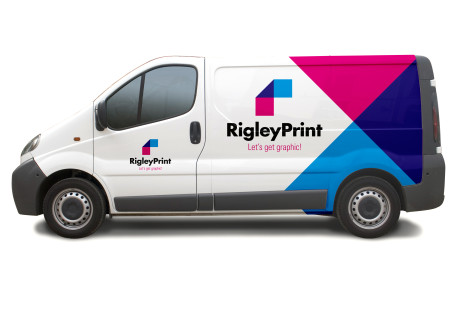 RigleyPrint branded van