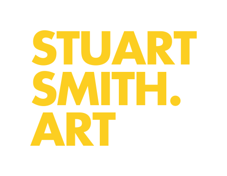 Stuart Smith Art logo (yellow version)