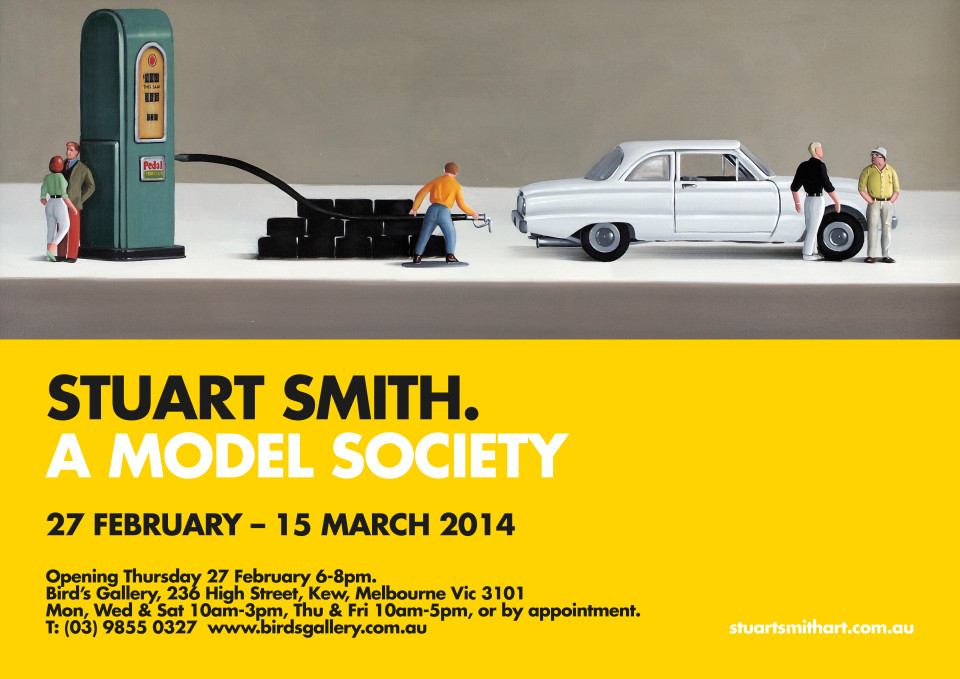 Stuart Smith Art A Model Society exhibition poster